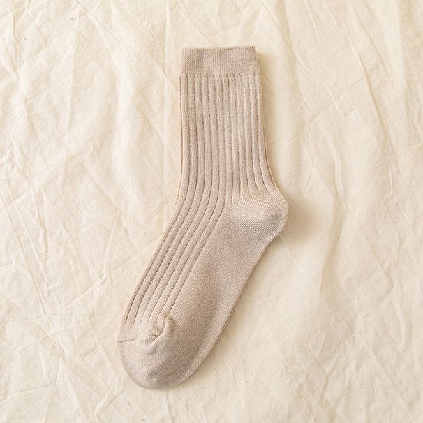 Höst- och vinterullstrumpor för kvinnor, varma, medelstora damstrumpor, köldtåliga, mjuka, japanska, förtjockade ullstrumpor_voghion.com