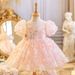 Girl's Romantic Princess Dress - Fluffy Tulle Ball Gown For Birthday Parties & Piano Recitals_voghion.com