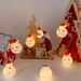 Santa & Snowman LED String Lights - 2M/3M Battery/USB Operated Decorative Lights With Warm White & Multicolor Options (10/20 LEDs, PVC, CE Certified)_voghion.com
