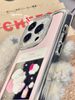 Unbeatable Quality Saycheese Soft Tissue Joint Name Lying Flat Dog Pink Cute Ins Style Edge Covered Mirror Drop-Resistant Mobile Phone_voghion.com
