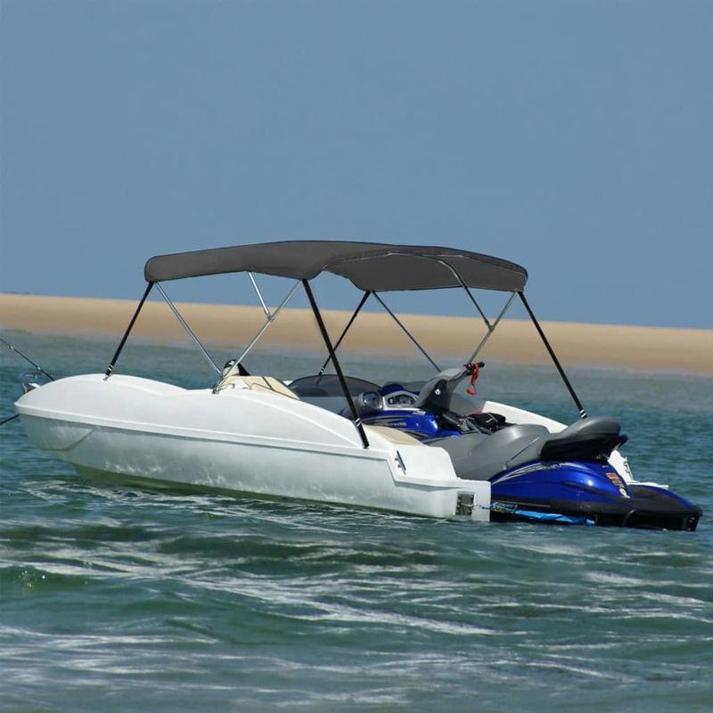 3 Bow Bimini Top Anthracite 72"x63"x53.9"_voghion.com