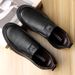 Suitable For All Seasons Men's Shoes Summer Genuine Breathable Business Soft Sole Non-Slip Hollow Out Casual Middle-Aged Dad Leather Sandals_voghion.com