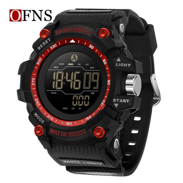 Orologio sportivo digitale multifunzionale di lusso leggero con contapassi, contacalorie, design impermeabile per attività all'aperto, orologio per studenti_voghion.com