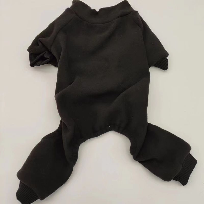 Four-Legged Pet Autumn Winter Home Wear Small Cat Air Conditioning Clothes Dog Base Layer Pajamas Thermal Clothing_voghion.com