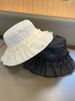 Nuovo cappello da sole versatile estivo da donna con secchiello in pizzo e piccola vaschetta per la protezione solare_voghion.com