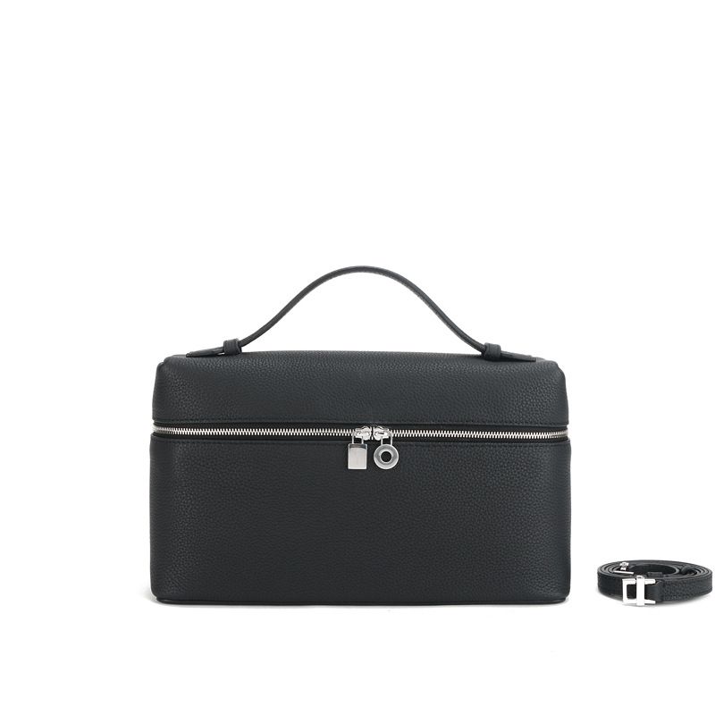 mały kwadratowy lunch box 2024 lato nowy koreański skórzany damski z wzorem liczi jedno ramię przenośny_voghion.com