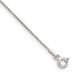 Sterling Silver 1mm Beaded Chain Anklet_voghion.com