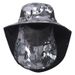 SunShield Pro 360° Full Face & Neck Protection Hat - UPF 50+ Detachable Face Mask With Mosquito Net For Fishing/Hiking_voghion.com