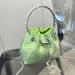 Handmade Rhinestones Evening Purses And Handbag Designer Shoulder Shiny Crystal Clutch Purse Bucket Bag_voghion.com