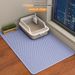 Cat litter mat with extra large EVA double drop mat anti-splash mat Foldable cat litter mat_voghion.com