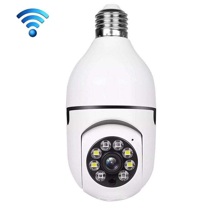 A6 2MP HD Lampadina Telecamera WiFi Supporto rilevamento movimento/Audio bidirezionale/Visione notturna/Scheda TF_voghion.com