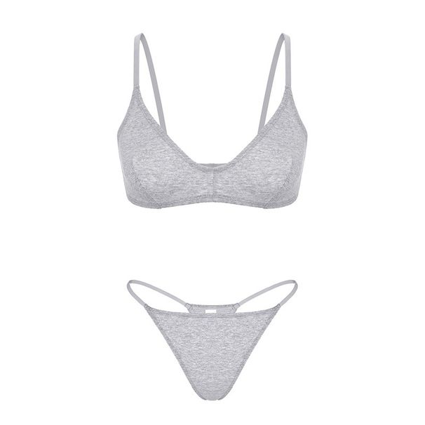 Underkläder & sovkläder Miss Simple Underkläder Damer Mjuk Andas utan tråd Ring Ej tom kopp Hög elastisk sportväst BH Set_voghion.com