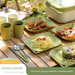 Nordic Style Outdoor Camping Stapelbare Lagerung Tragbares Mehrpersonengeschirrset Frühlingsausflug Bento Box Picknick_voghion.com