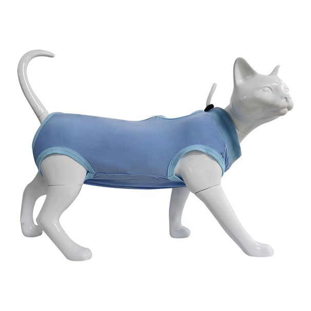 1 Piece Of Pet Cat Spay Recovery Suit, Anti-licking And Anti-biting, Suitable For Weaning, Soft, Skin-friendly And Comfortable Spay Suit_voghion.com