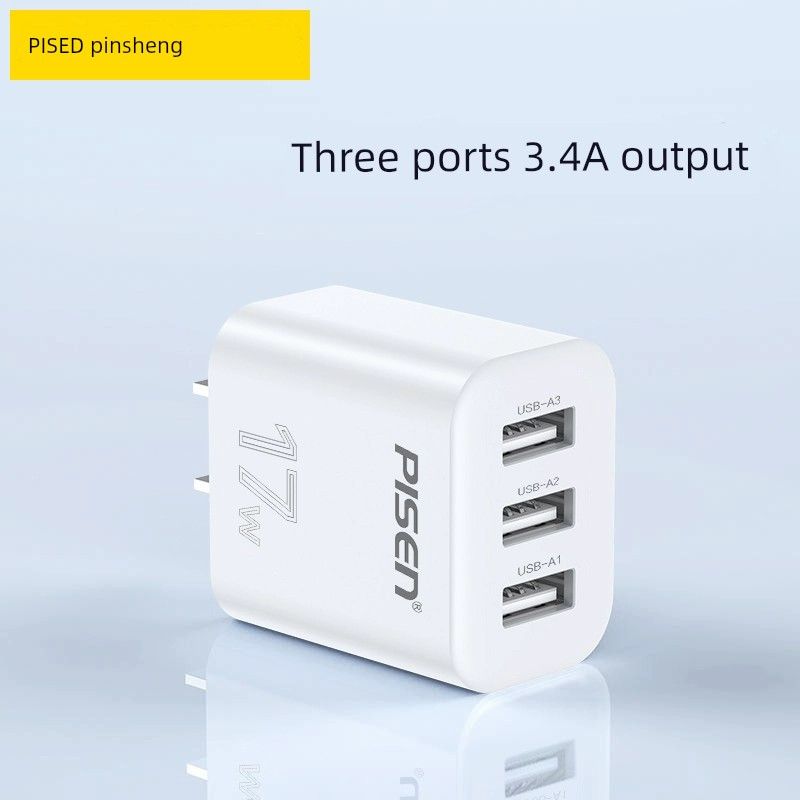 Pinsheng Four-Port Three-Hole Multi-Functional Socket Charger_voghion.com