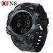 Sport Digital Watch With 50m Waterproof, LED Backlight, Alarm, Stopwatch, Military Camouflage Design For Outdoor Swimming And Daily Wear_voghion.com