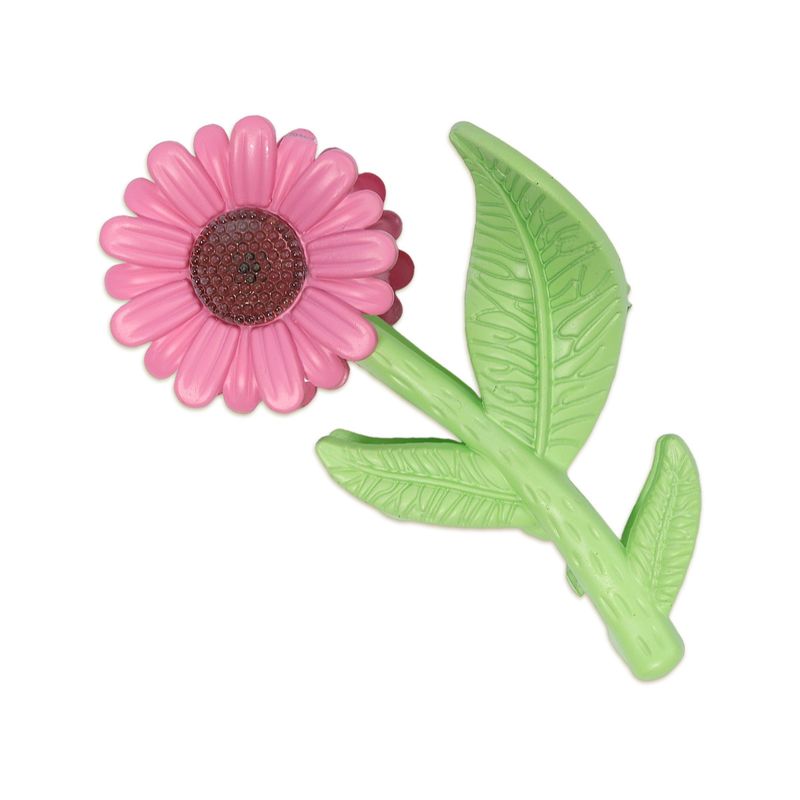 Summer Sunflower Realistic Floral Claw Clip - Forest Style Fresh Pastoral Shark Clip For Back-of-Head Hair Styling_voghion.com