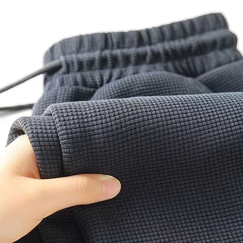 Trendige Freizeithose In Übergröße Für Herren, Lockere Passform, Kordelzug, Gerades Bein, Jogginghose 2024, Vielseitiger Stil, Direkt Ab Werk_voghion.com