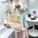 Borsa a mano trasparente in PVC laser da donna, casual, trasparente, per le vacanze, la spiaggia, portatile, per lo shopping, da viaggio, all'aperto, 241214_voghion.com
