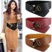 New Diagonal Elastic Ultra Wide Waistband With Snake And Crocodile Pattern Decoration For Women's Waist Cover_voghion.com