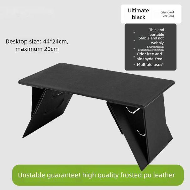 Portable Laptop Tablet Holder Bedside Invisible Stand Foldable Mobile Small Desk Board_voghion.com