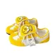 Summer Milk Yellow Puff For Girls Cute Breathable Flat Bottom German Training 2024 New White Shoes With Height Less Than_voghion.com