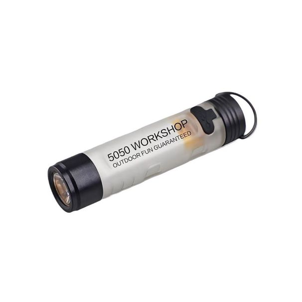 Oryginalna mini latarka 5050 Ultralekka, wytrzymała, wielofunkcyjna, akumulatorowa, do użytku na zewnątrz, przenośna, kempingowa_voghion.com