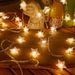 Decorative Fairy Lights For Camping, Indoor & Outdoor Use - Crystal Ball, Star & Snowflake LED String Lights With 8 Lighting Modes_voghion.com