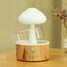 Cloud Rain Humidifier - Colorful Ultrasonic Mist Maker, Mushroom Aromatherapy Machine With LED Mood Lighting & Auto Shut-off Feature_voghion.com
