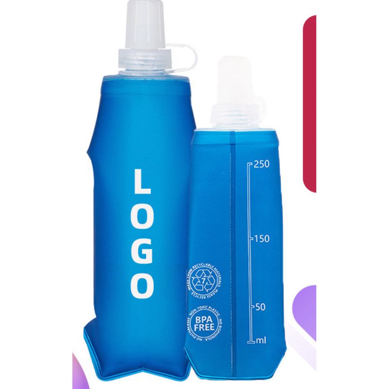 Outdoor Sports Supplies Cycling Portable Soft TPU Mountaineering Running Water Bottle Squeeze Folding_voghion.com