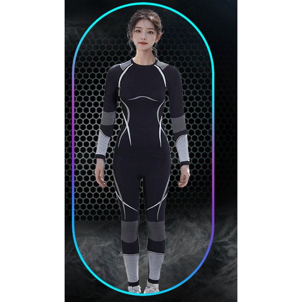 Autumn Winter Ski Tight Breathable Quick-Dry Clothing Men Women Sports Cycling Compression Thermal Functional_voghion.com