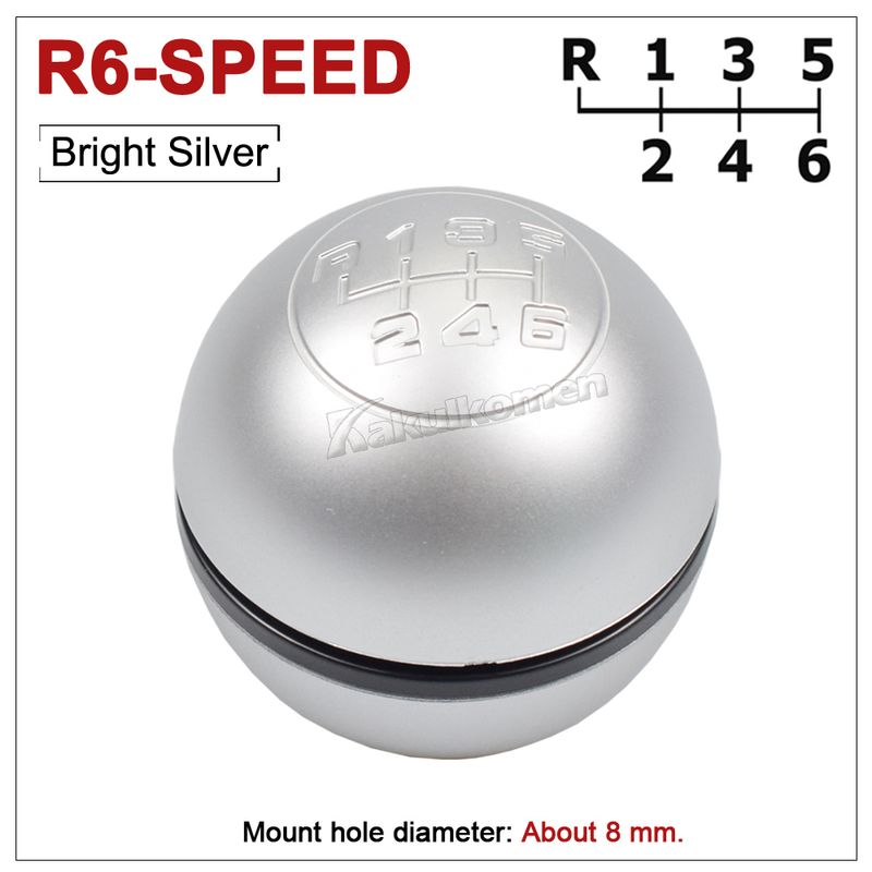 MT 6 Speed Gear Shift Knob Lever Shifter Stick Head Handball Cover For Alfa Romeo Giulietta 2010-2018 Car Styg_voghion.com
