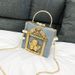 Handbag Small Bag Women's Baroque Angel Bag Embossed Tote Chain Case Bag Shoulder Bag_voghion.com