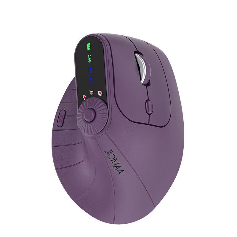 Mobile Phone Tablet Desktop Computer Rechargeable Ergonomic Vertical Office Multi-Function Mouse_voghion.com