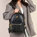 Mochila vintage com estampa de urso - Bolsa universitária com estampa fofa para mulheres, mochila escolar retrô_voghion.com