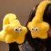 Simpatici paraorecchie in peluche a forma di stella gialla per le donne che vanno a cavallo in autunno e inverno 2024. Paraorecchie per tenere le orecchie al caldo, spesse e resistenti al freddo._voghion.com