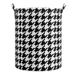 Functional Bags Houndstooth foldable clothes and toys storage bucket home good bathroom dirty clothes storage dirty clothes basket_voghion.com