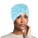 Kapelusz z warkoczem, turban w kształcie ślimaka, uniwersalny damski turban w jednolitym kolorze, na co dzień_voghion.com