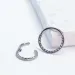 F136 Titanium Neusring Clicker Tragus Piercing Septum Oorbellen Kraakbeen 16g Helix Scharnierend Segment Lichaamssieraden Vrouwen en Mannen_voghion.com