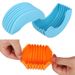 Silicone hamburger clip hand-free contact anti-fall hamburger holder sandwich tray washable telescopic clip_voghion.com