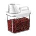 Transparent Grain Storage Box With Measuring Cup Durable Moisture-Proof Sealing Cans For Cereal Mung Beans-AH_voghion.com
