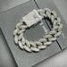 New Style Personality Hip Hop 18mm Wide Arc Shaped Bracelet Necklace Alloy Full Diamond Cuban Chain Can Be Customized In Length_voghion.com