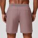 SwayneMen's Skin-Friendly Breathable Quick-Drying Sports Casual Double Layer Shorts, American Fitness Basketball Four-Point Shorts 1189_voghion.com