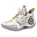 Boys' Sneakers Sports Rotating Buckle Youth Breathable Mesh Shock Absorption Children's Basketball Shoes Students_voghion.com