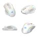 Redragon M810 Pro Wireless Gaming Mouse, 10000 DPI Wired Gamer W/ Rapid Fire Key, 8 Ro Buttons, Black/White Mouse_voghion.com