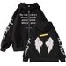 Felpa con cappuccio streetwear con stampa ali d'angelo - Felpa oversize con cerniera per donna | Pullover unisex alla moda | Comodo misto cotone | Colori assortiti (S-XXXL)_voghion.com