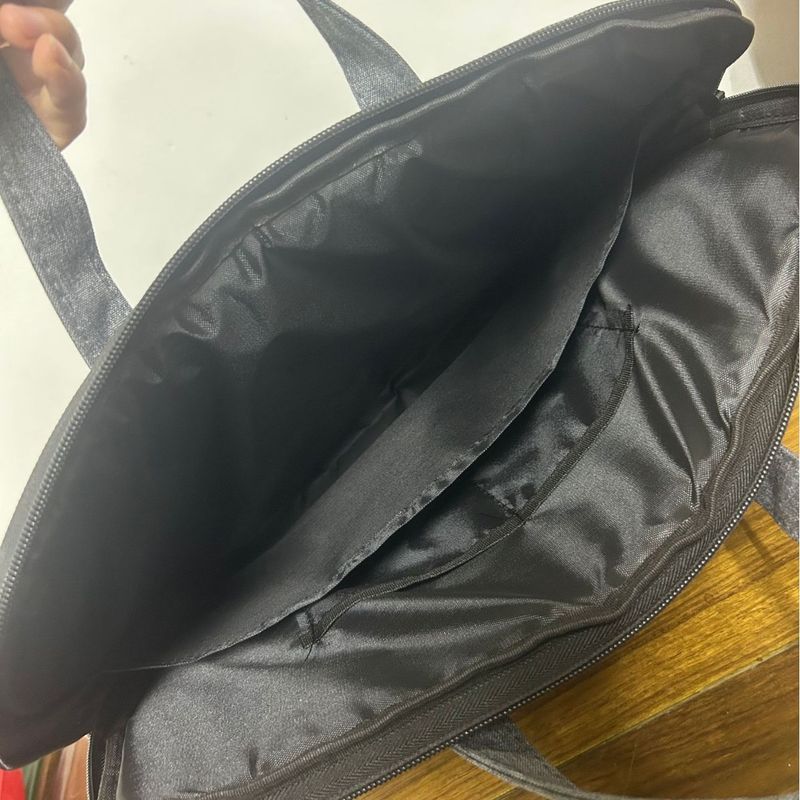 Aktentasche, Aktentasche, doppellagiger Reißverschluss, Datentasche, Computertasche fürs Büro_voghion.com