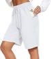 Bermudas FAYLR 2025s para mujer, hasta la rodilla, con cintura elástica y cordón ajustable, para entrenamiento, baloncesto, deportes, pantalones cortos largos con_voghion.com