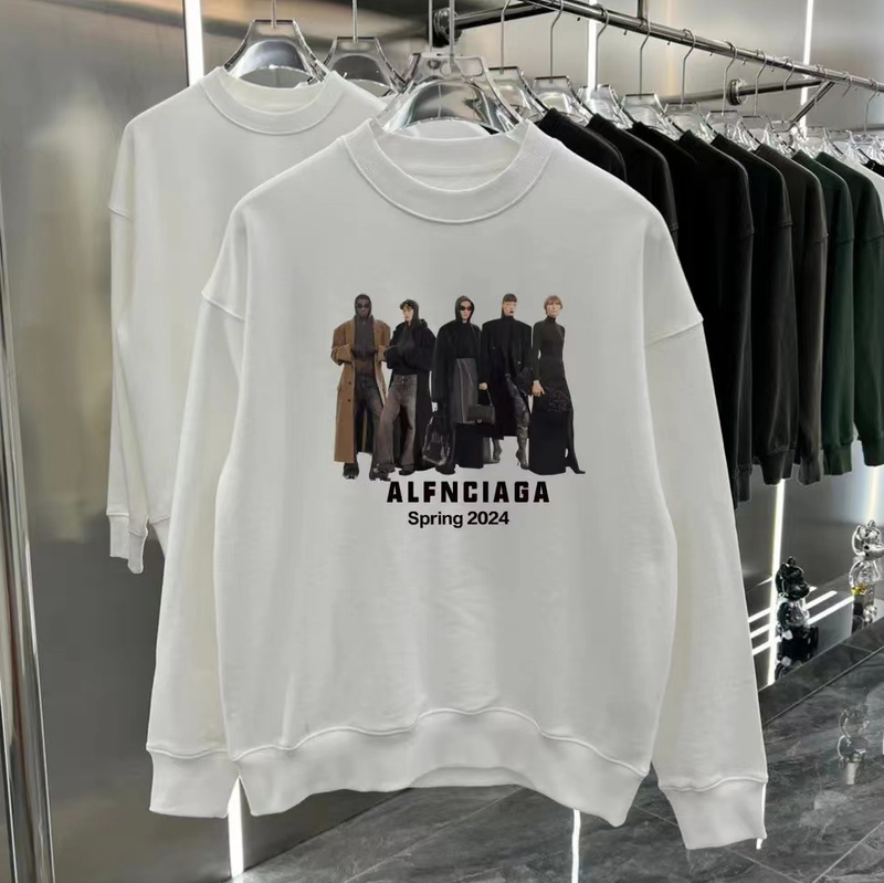 new2023 Autunno e inverno 100% cotone Felpa girocollo da uomo di alta qualità all'ingrosso spessa_voghion.com