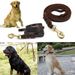 First Layer Cowhide Medium And Large Leash German Shepherd Golden Retriever Dog Chain Pet Supplies_voghion.com